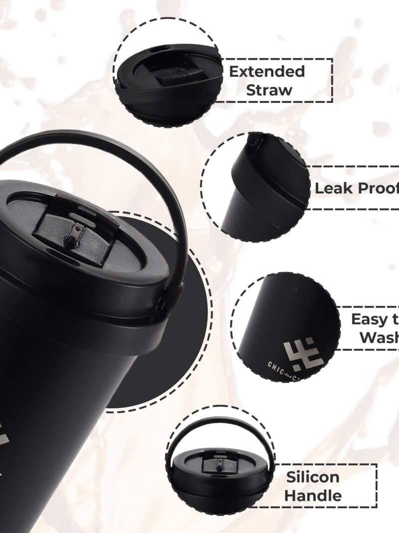 500ml Stainless Steel Coffee Tumbler - Image 3