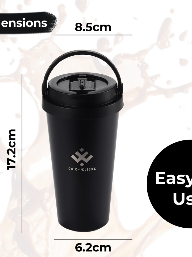 500ml Stainless Steel Coffee Tumbler - Image 4