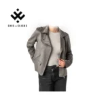 NovaEdge black textile biker jacket for women – asymmetrical zip and modern tailored fit
