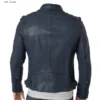 Leather jackets blue
