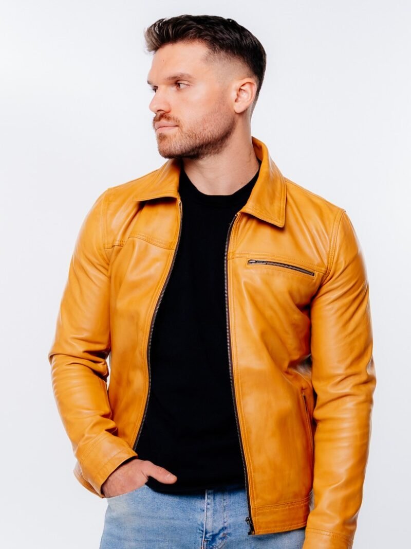 Leather Jacket Caramel Cognac