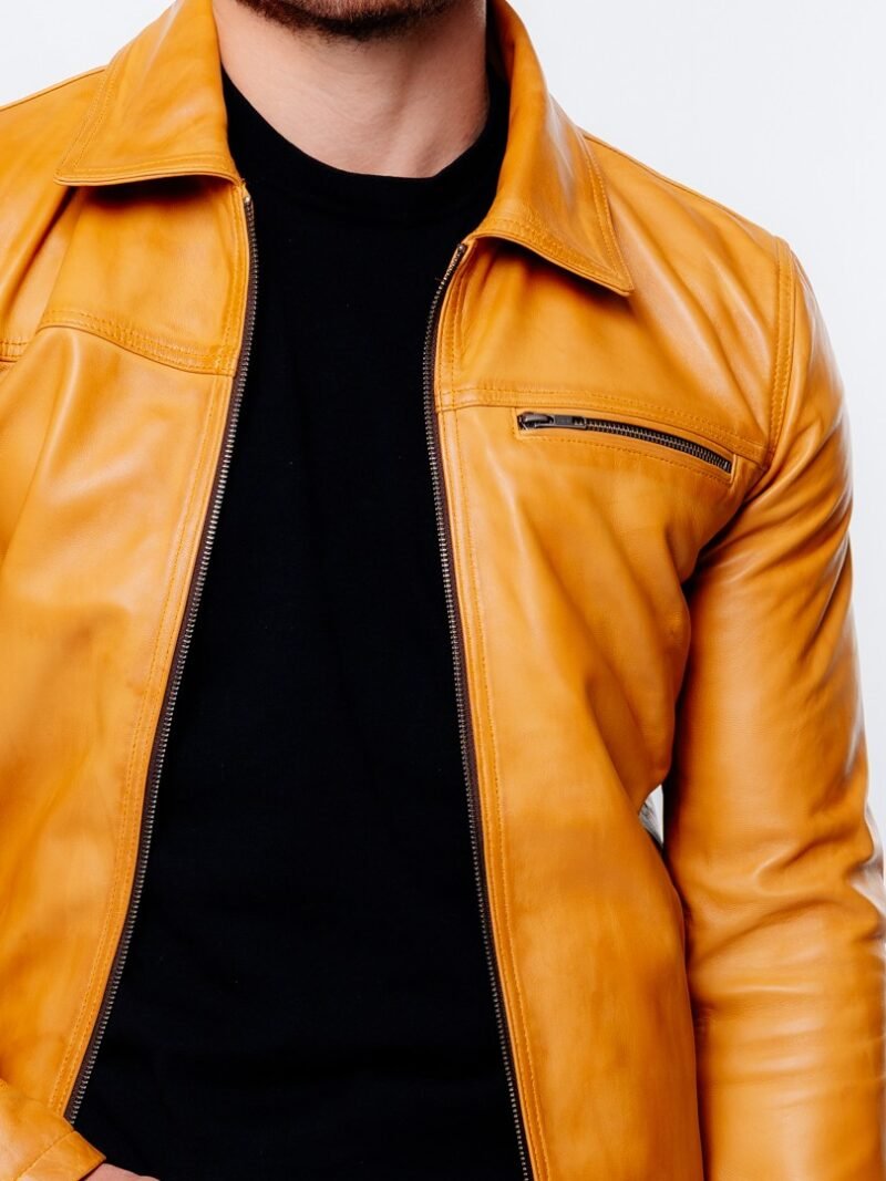 Leather Jacket Caramel Cognac