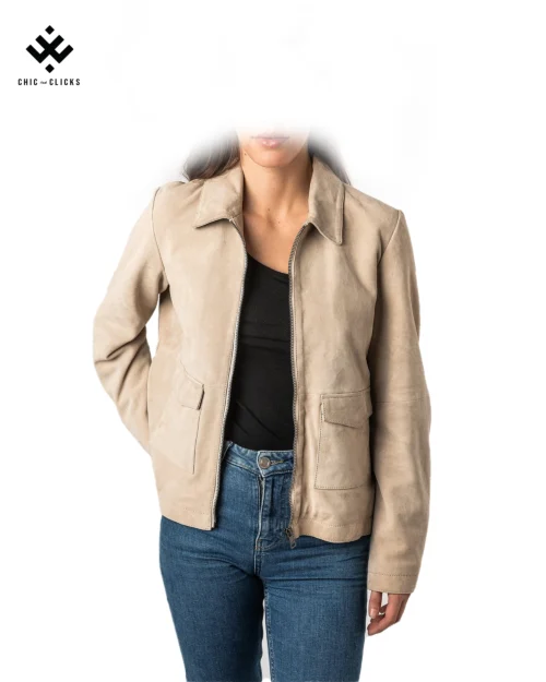 Leather Female jacket