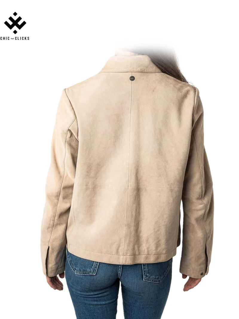 Chic Bolt Femme Leather Jacket | Midnight Noir Edition | Chic and Clicks - Image 5