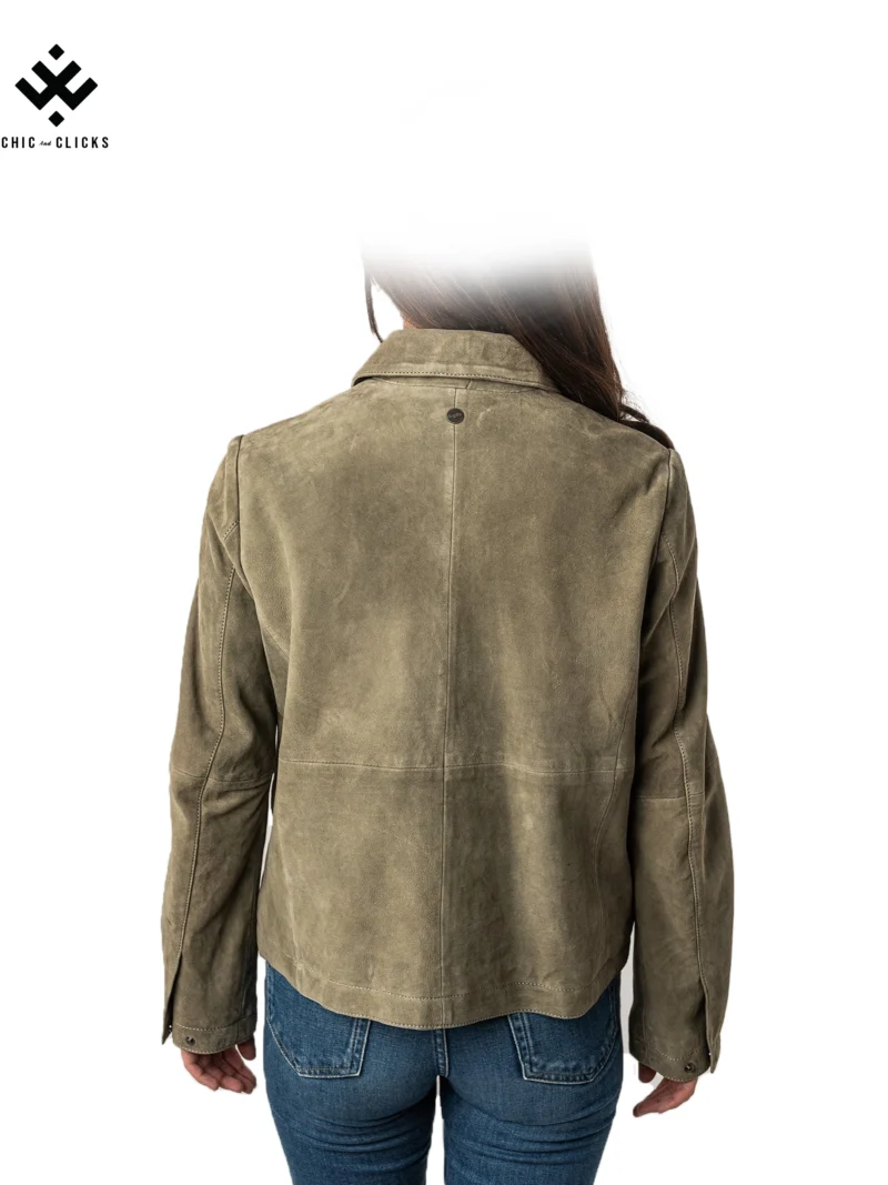 Chic Serene Bolero Jacket | Light Sage Edition | Chic and Clicks - Image 5