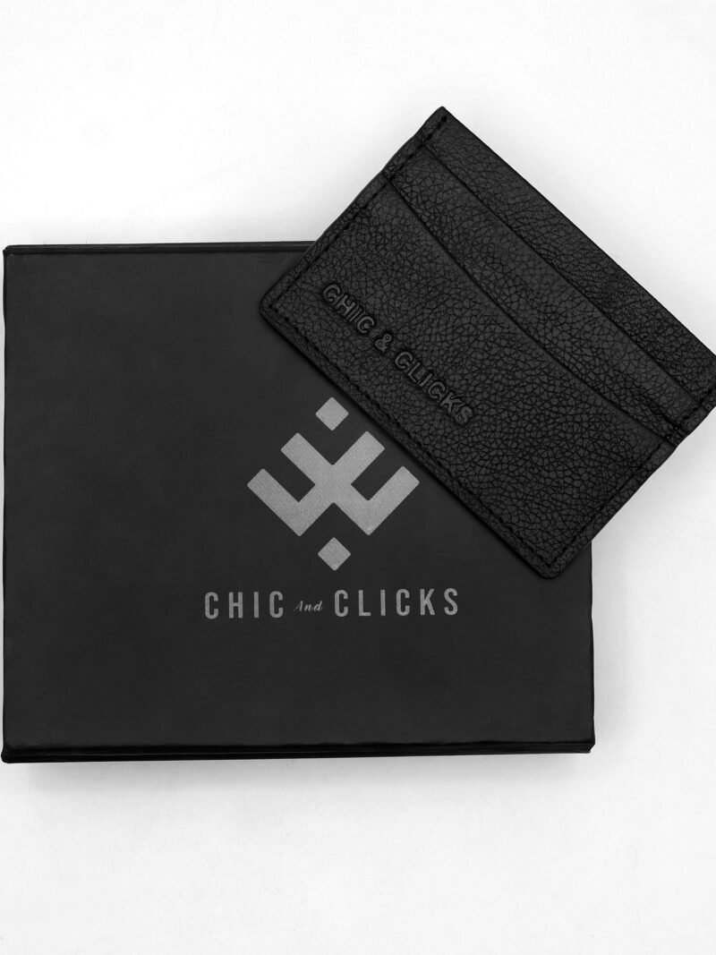 Men’s Black Leather Card Holder