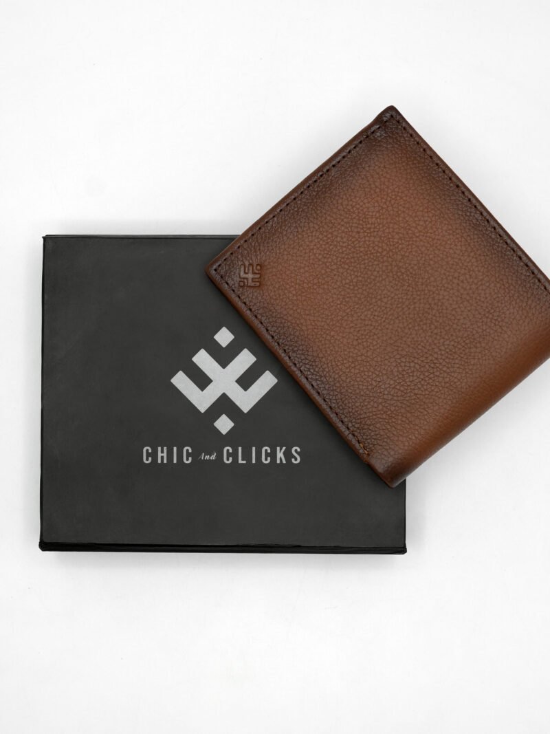 Premium Brown Genuine Leather Men’s Wallet