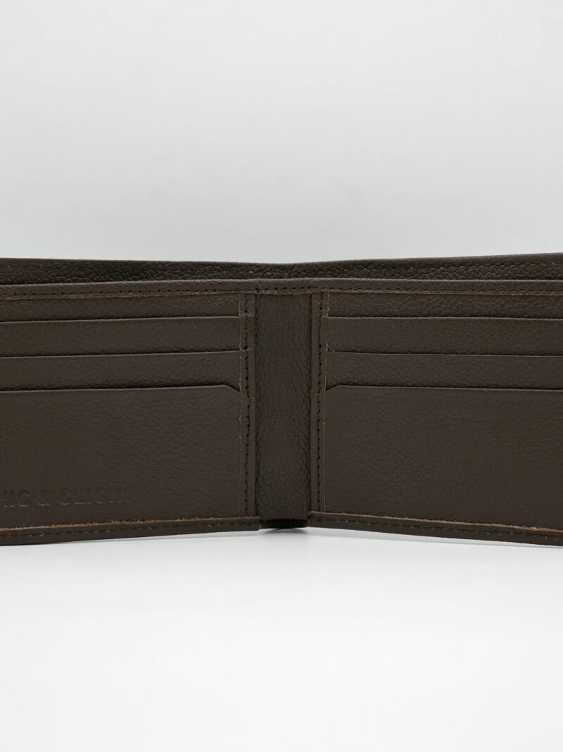 Men’s Dark Brown Leather Wallet - Image 6