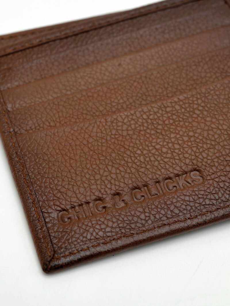 Premium Brown Genuine Leather Men’s Wallet - Image 5