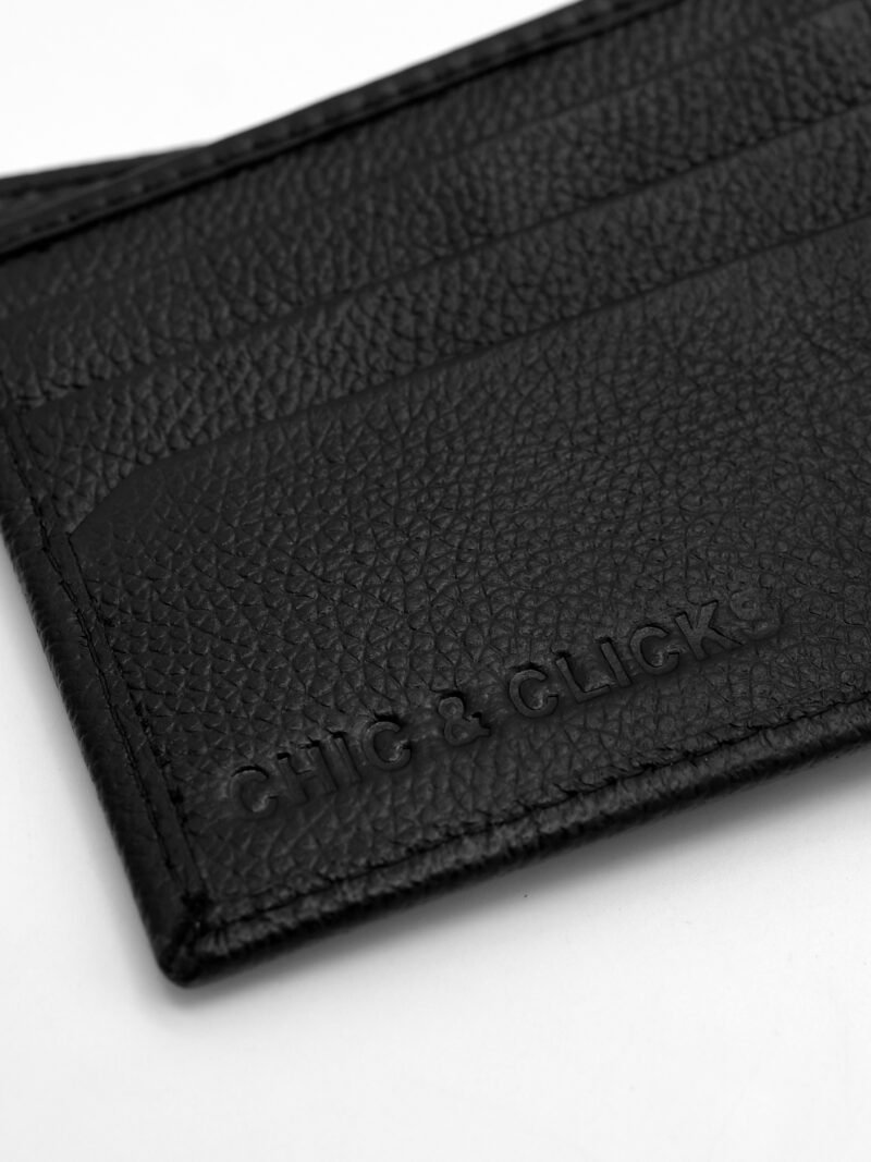 Premium Black Leather Wallet for Men - Image 6