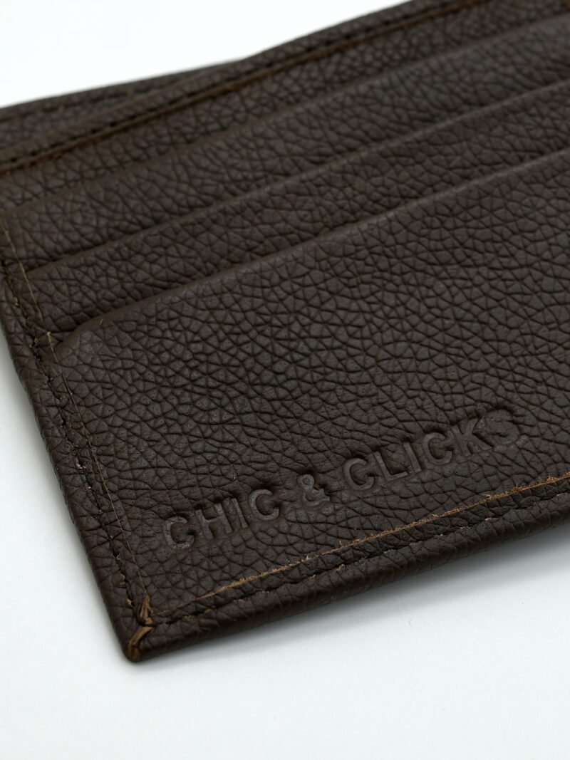 Men’s Dark Brown Leather Wallet - Image 5