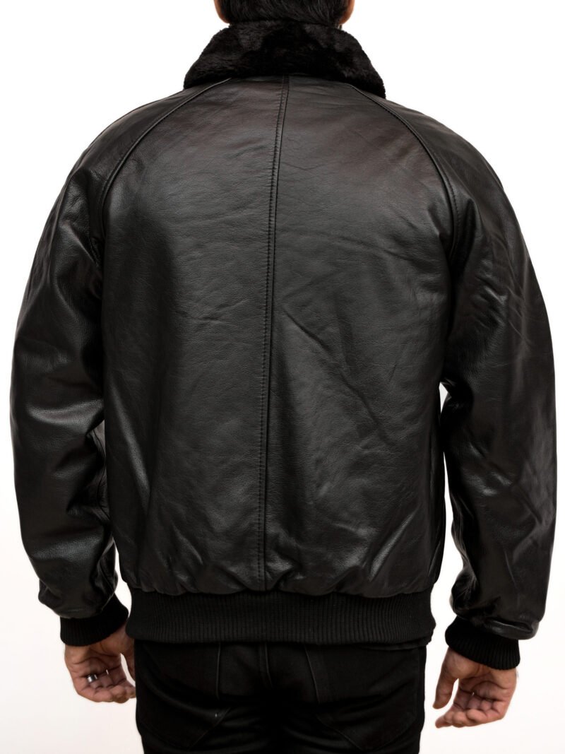 Daytona 73 Men’s Leather Bomber Jacket - Image 3