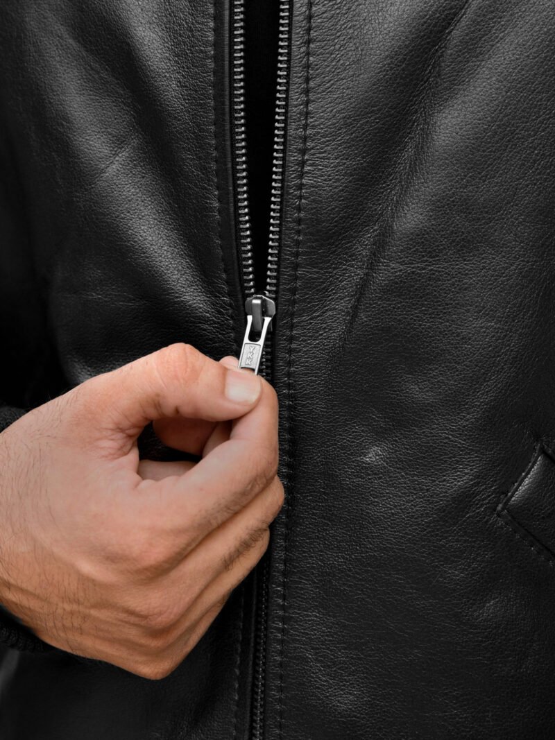 Daytona 73 Men’s Leather Bomber Jacket - Image 6