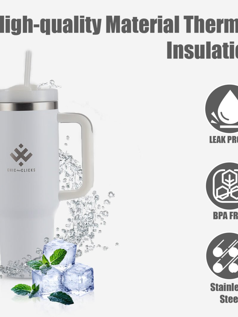 40oz Stainless Steel Hydrojug-Style Tumbler - Image 3