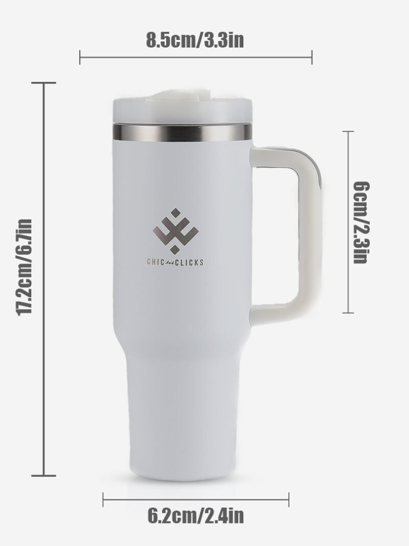 40oz Stainless Steel Hydrojug-Style Tumbler - Image 2
